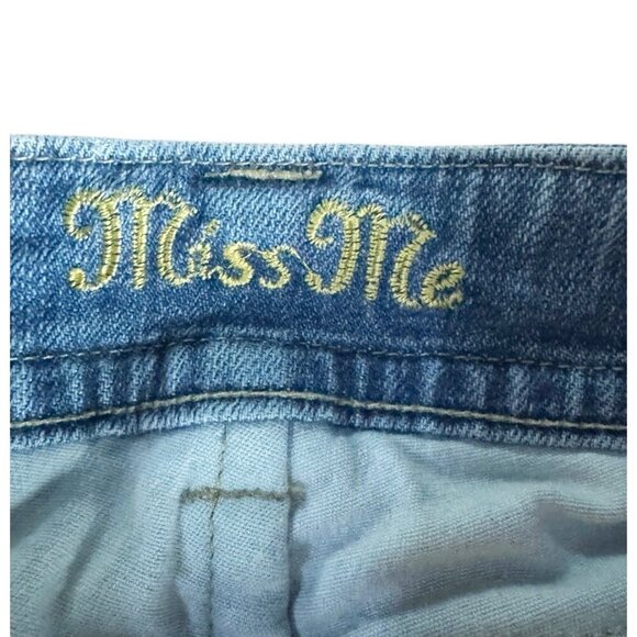 Miss Me Women's Sz 27 Jeans Camouflage Embellished Flap Pockets JP4222 Ltd Ed - Picture 4 of 13